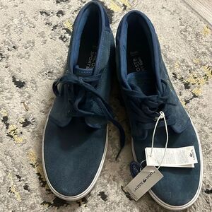 Lacoste blue suede ampthill ortholite sneakers men
